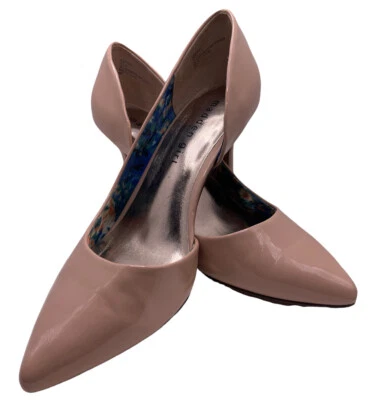 Zapatos para mujer Madden Girl beige cuero Patton tacón alto aguja 6,5 M Foto 1 de 4