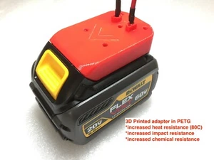 Adaptador de batería HR para DeWALT 20v MAX 12 calibre cable conector de alimentación - Imagen 1 de 8