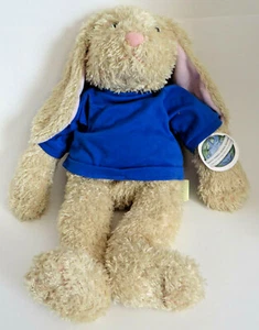 18" Happy Tymes Teddies To Go Floppy Ear Bunny Rabbit Clean Tag - Picture 1 of 5