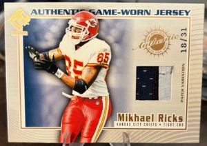 2002 Private Stock Game Worn Jerseys Patches #66 Mikhael Ricks 18/31 - Picture 1 of 2