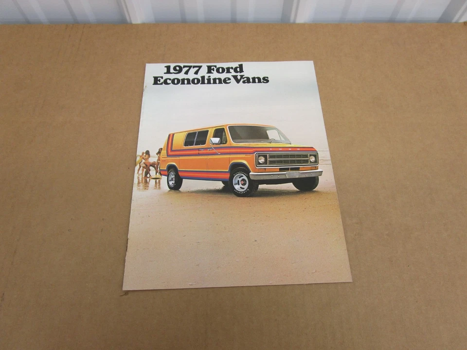 Ford Econoline 1977 furgoneta folleto de ventas concesionario literatura E100 E150 E250 E350 Foto 1 de 1