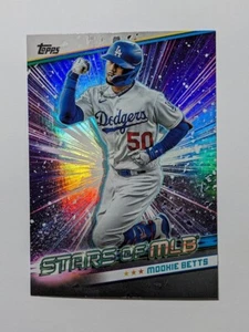 Mookie Betts 2024 Topps Series 1 Stars of MLB #SMLB-9 Los Angeles Dodgers - Picture 1 of 2