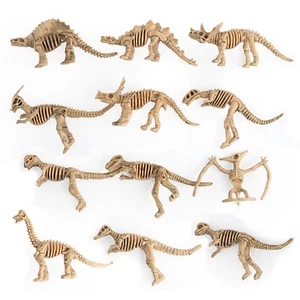 12pcs Dinosaur Toys Fossil Skeleton Simulation Model Action Figure Toy Gift d - Picture 1 of 10