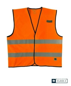 Buffalo Outdoors® Workwear Class 2 Hi Vis Reflective Safety Work Vest - Orange - Picture 1 of 4