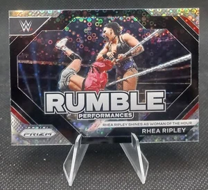 2024 Panini Prizm WWE - Rumble Performances - Under Card Prizm #14 - Rhea Ripley - Picture 1 of 2