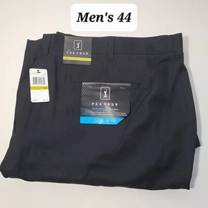 PGA UPF-50 Moisture Wicking Men's Black Golf Shorts Size 44 NWT - Picture 1 of 5
