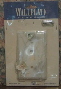 Figi Deko Lichtschalter Wandplatte - Schmetterlinge Design SP-WW-101 - 1999 Vintage - Bild 1 von 3
