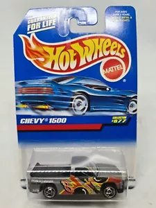 1997 Hot Wheels Mainline/Collector #877 CHEVY 1500 Gray w/ SB Spoke Wheels 19520 - Foto 1 di 9