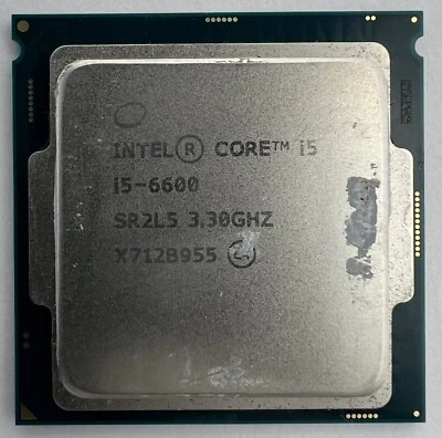 Procesador Intel Core i5-6600 3,30 GHz cuatro núcleos (SR2L5) CPU Foto 1 de 2