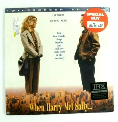 When Harry Met Sally Laserdisc Movie 1989 Widescreen Billy Crystal Meg Ryan NEW  - Image 1 of 2