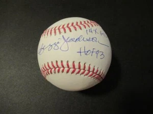 Reggie Jackson (Multi. Inscrip.) Signed Baseball Autograph Auto Beckett Z08873 - Picture 1 of 1