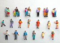Details about   F50-50 piece h0 figurines sitting passengers seated set only for cars show original title