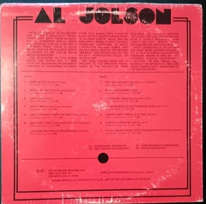 Al Jolson – Steppin' Out - 1978 LP record excellent, cover worn - Picture 1 of 2