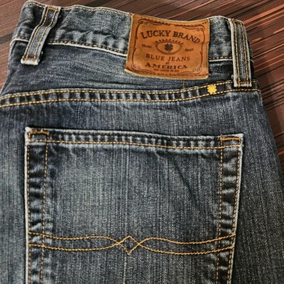 Lucky 181 Brand Jeans 33X28  Relaxed Baggy Denim Pants  Wide Leg Men's - Image 1 of 4