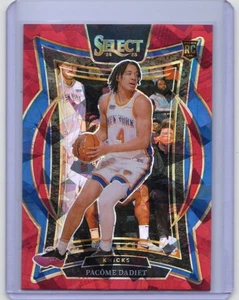 2024-25 Panini Select - Concourse Pacome Dadiet #8 (RC) Blue Cracked Ice Prizm - Picture 1 of 2