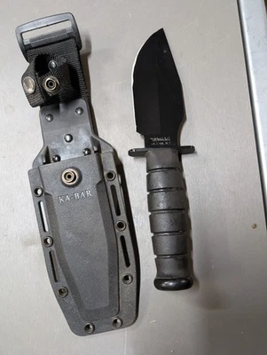 Cuchillo de hoja fija Kabar Warthog 1247 raro/descontinuado con funda hecho en EE. UU.🇺🇸 Foto 1 de 4