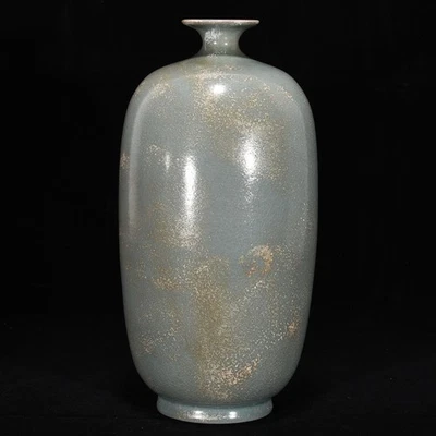 10.4" China Old Antique Porcelain Song Dynasty Ru Kiln Prunus Vase - Изображение 1 из 4