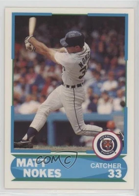 1988 Score Rack Pack Young Superstars Matt Nokes #5 Rookie RC - Image 1 of 2