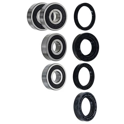 NICHE Wheel Bearing Seal Kit for Honda CB350 F-F1 CB360 CB400F 6302-2RS 6303-2RS - Image 1 of 4
