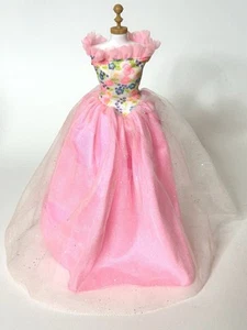 Barbie Mariposa Princesa Muñeca Moda Vestido Rosa Largo Completo 1994 Mattel 13051 - Imagen 1 de 4