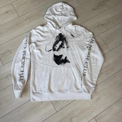 Sudadera con Capucha MQC by Alexander McQueen Gráfico The White Noise Club Para Hombre Talla M Foto 1 de 4