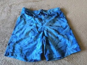 Pantalones Cortos Speedo Board Para Hombre Grandes Azul Estampado Tropical Calzoncillo Incorporado - Imagen 1 de 8