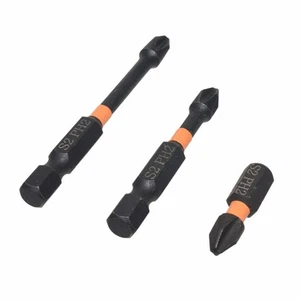 Attachment Screwdriver Drill Bit 1/4\' Hex 25/50/60mm 3pcs Accessories - Picture 1 of 12