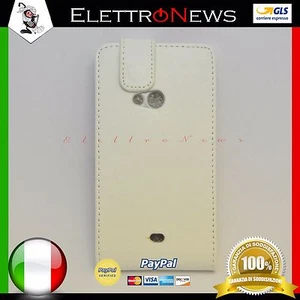 Custodia cover flip verticale per Nokia Lumia 625 bianco - Foto 1 di 1