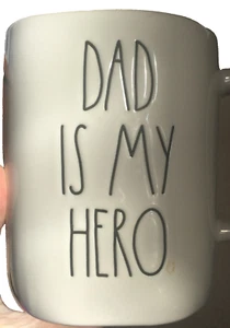 My Dad Is My Hero Rae Dunn Coffee Mug Father’s Day- Father’s Birthday NWOB - Picture 1 of 4