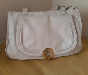 ARMANI JEANS DONNA BORSA A MANO BAG COLORE BIANCO ORIGINALE - Foto 1 di 10
