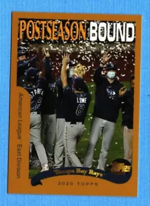 Brandon Lowe Tampa Bay Rays 385 2020 Topps Throwback Thursday #239 - Imagen 1 de 1