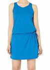 $184 Skirt Sports Women's Blue Solid Sleeveless Racerback Cobana Dress Size S