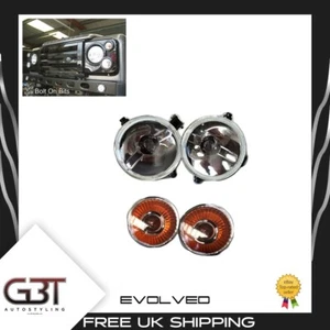 FRONT INDICATORS AND SIDE SPOT LIGHTS FOR LAND ROVER DEFENDER 2003+ UK STOCK - Picture 1 of 11