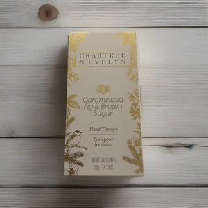 Crabtree & Evelyn CARAMELIZED FIG & BROWN SUGAR Hand Therapy 3.5oz NIB SEALED - Picture 1 of 5
