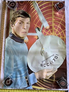 Vintage 1966 Star Trek Poster SPOCK - Picture 1 of 7