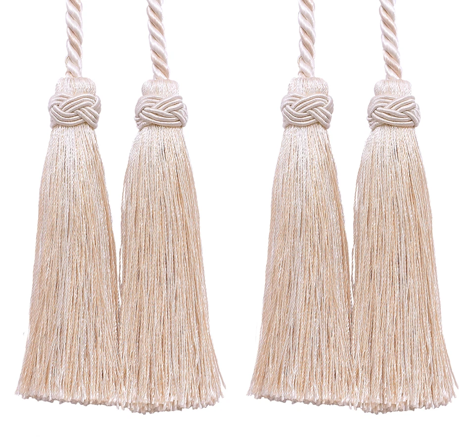 Corbata de cortina, estilo # TIC, color # 5055 - marfil concha marina [juego de 2] Foto 1 de 1