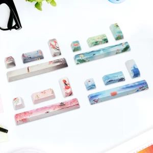 Ancient style ink keycap OEM profile Dye-subbed keycap Space bar ESC Entre 4key - Picture 1 of 12