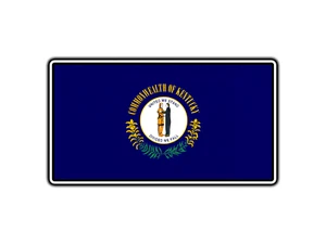 #1230 Kentucky State Flag World Country Sticker Waterproof Vinyl Decal Die-Cut  - Picture 1 of 1