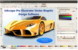 Inkscape Pro Illustrator Vector Graphic Design Software for Windows & Mac on CD - Picture 1 of 18