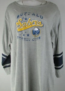 Camicia donna girocollo manica lunga Buffalo Sabers NHL Majestic - Foto 1 di 5