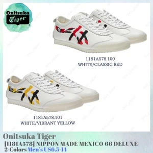 Onitsuka Tiger NIPPON MADE MEXICO 66 DELUXE 1181A578 2-Colors Men's US6.5-14 NEW - Picture 1 of 26
