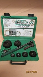 Greenlee 7238sb slug-buster knockout kit w/ ratchet wrench 1/2-2" conduit - Picture 1 of 8