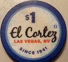 $1 El Cortez Hotel & Casino Las Vegas Nevada House Chip