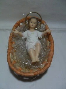Gesù BAMBINO e CULLA per natività presepe tradizionale bambinello - Foto 1 di 8