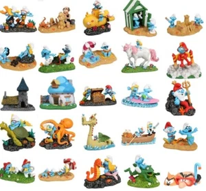 Aqua Della Schlumpf Schlümpfe Aufstellfiguren Deko Aquarium   Auswahl - Bild 1 von 27