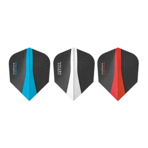 Harrows Dart Flights Retina 100 Micron Set x9 Pack Red Blue White Standard Shape - Picture 1 of 5