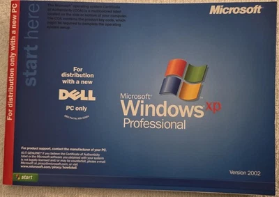Microsoft Windows XP Professional  Englisch , DELL gelabelt - Bild 1 von 3