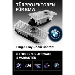 2x LED Türbeleuchtung Logo Projekor Licht BMW F20 F21 F22 F23 F30 F31 F32 F36 - Picture 1 of 17