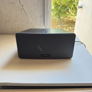 Sonos Play 3 Wireless Smart Home Speaker Black w/ Power Cord Works Great ! - Picture 1 of 3