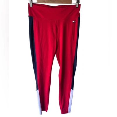 Tommy Hilfiger Red Logo Leggings size Medium NWT - Image 1 of 4
